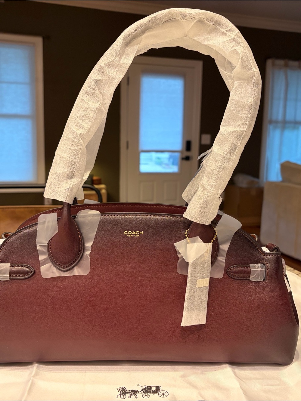 Coach Empire Carry All 34 in Merlot - COACH